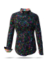 ausgefallene Damenbluse für Damen - PEACE! - 100 % Baumwolle - GERMENS artfashion - Größen XS bis 3XL