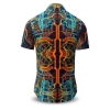 Sommerhemd Herren HACKER - 100 % Baumwolle - 10 Größen von XS - 6XL - außergewöhnliches Design - feinste Verarbeitung - Stoffe Made in Germany - limitiert und exklusiv