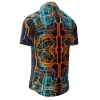 Sommerhemd Herren HACKER - 100 % Baumwolle - 10 Größen von XS - 6XL - außergewöhnliches Design - feinste Verarbeitung - Stoffe Made in Germany - limitiert und exklusiv