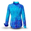 ausgefallene Damenbluse für Damen - BLUENET - 100 % Baumwolle - GERMENS artfashion - Größen XS bis 3XL