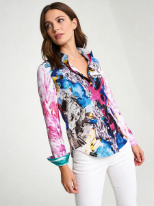 Blusa exclusiva para mujer - SUBOCEAN - 100 % algodón -...