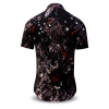 Camisa de verano para hombre NACHTFUNKELN - 100 % algodón - 10 tallas, de la XS a la 6XL - diseño excepcional - confección de primera calidad - tejidos «Made in Germany» - edición limitada y exclusiva