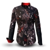 Blusa original para mujer - NACHTFUNKELN - 100 % algodón - GERMENS artfashion - Tallas de la XS a la 3XL