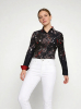 Blusa original para mujer - NACHTFUNKELN - 100 % algodón - GERMENS artfashion - Tallas de la XS a la 3XL