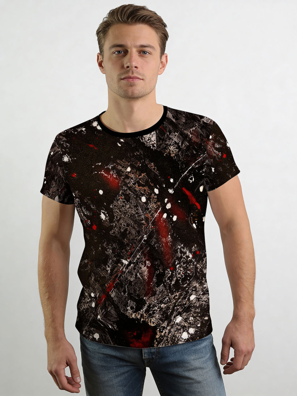 Camisetas exclusivas para hombre - NACHTFUNKELN - 100 % algodón - GERMENS artfashion - Tallas de la S a la 5XL