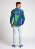 Hemd Herren HEXAGON MALACHIT – GERMENS artfashion – 100 % Baumwolle - Größe 5XL