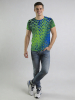 Camisetas originales para hombre - HEXAGON MALACHIT - 100 % algodón - GERMENS artfashion - Tallas de la S a la 5XL