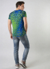Camisetas originales para hombre - HEXAGON MALACHIT - 100 % algodón - GERMENS artfashion - Tallas de la S a la 5XL