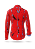 Sommerblusen Damen ROTER FELS - GERMENS artfashion - 100 % Baumwolle - Größe XL