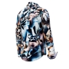 Damenbluse BRUSH - GERMENS artfashion - 100 % Baumwolle - Größe XL