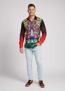 Discover colorful button up shirts for men HYPER GENESIS...