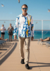 Camisa de manga larga BLUE WATER BUBBLES IN SUNLIGHT