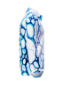 Camisa de hombre de manga larga BLUE WATER BUBBLES IN SUNLIGHT – GERMENS artfashion – 100 % algodón - Talla S