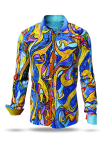 Descubre las camisas de colores para hombre de ORNAMI: 100 % algodón