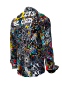 Herren Hemden Langarm LETS BE CRAZY TONIGHT – GERMENS artfashion – 100 % Baumwolle - Größe XL
