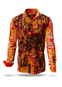 Descubre las coloridas camisas de hombre con botones SOUVENIR -...