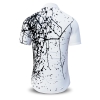 Sommerhemd Herren SCHWARMABWEICHLER WEIß - 100 % Baumwolle - 10 Größen von XS - 6XL - außergewöhnliches Design - feinste Verarbeitung - Stoffe Made in Germany - limitiert und exklusiv