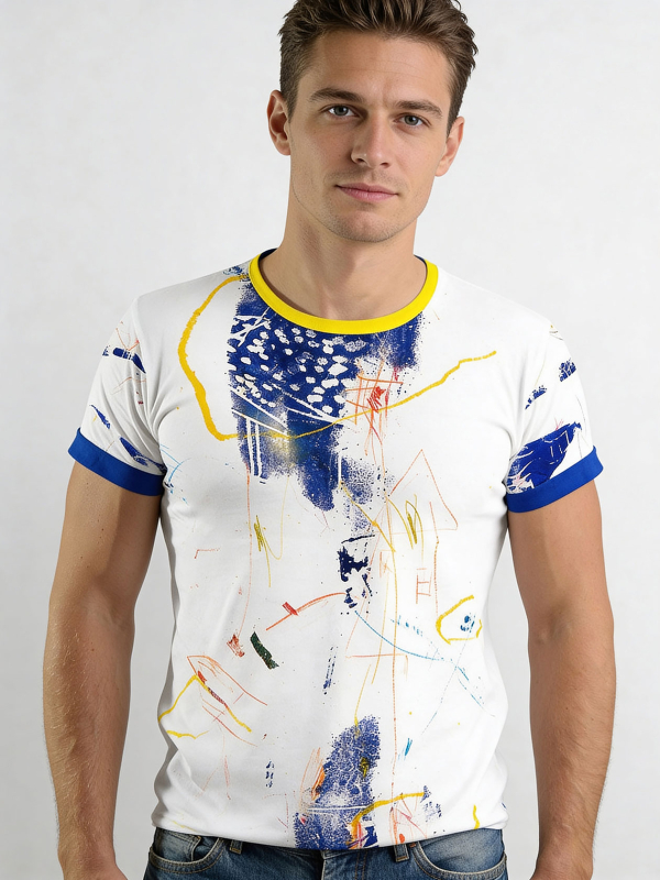 Unique T-shirts for men - DRAGONFLY - 100% cotton - GERMENS artfashion - Sizes S to 5XL