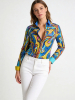 Blusa original para mujer - ORNAMI - 100 % algodón - GERMENS artfashion - Tallas de la XS a la 3XL