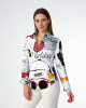 Blusa original para mujer - MAKING OF DAY - 100 % algodón - GERMENS artfashion - Tallas de la XS a la 3XL