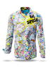 Descubre las camisas para hombre LETS BE CRAZY TODAY - 100 % algodón