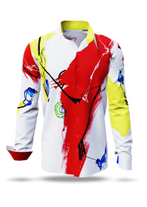 Discover colorful button up shirts for men SWING - 100%...