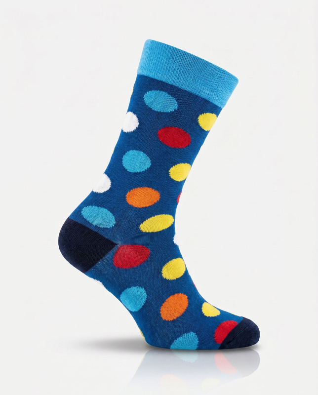 COLOURFUL DOTS – Colourful socks – Unisex