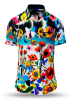 Camisa de verano para hombre FLOWERDREAM - 100 % algodón - 10 tallas, de la XS a la 6XL - diseño excepcional - confección de primera calidad - tejidos «Made in Germany» - edición limitada y exclusiva