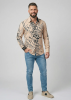 Descubre las camisas de colores para hombre DENADA BEIGE - 100 % algodón