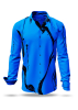 Descubre las coloridas camisas de hombre con botones LEBENSADER MARINE - 100 % algodón
