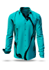 Descubre las camisas para hombre LEBENSADER PETROL - 100 % algodón