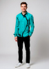 Descubre las camisas para hombre LEBENSADER PETROL - 100 % algodón