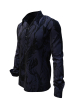 Herren Hemden Langarm DORNENPRINZ PHANTOM – GERMENS artfashion – 100 % Baumwolle - Größe 3XL