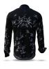 Camisa con botones SCHRÄGE VÖGEL BEI NACHT – GERMENS artfashion – 100 % algodón - Talla L