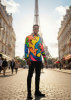 Herren Hemden Langarm VIAGGI COLORI – GERMENS artfashion – 100 % Baumwolle - Größe 5XL