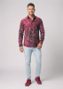 Descubre las camisas para hombre CONCHIFERA MARSALA - 100 % algodón