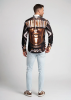 Herren Langarm Hemd HETROPOLIS – GERMENS artfashion – 100 % Baumwolle - Größe 5XL