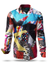 Descubre las camisas de colores para hombre PATCHWORK - 100 % algodón