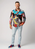 Descubre las camisas de colores para hombre PATCHWORK - 100 % algodón