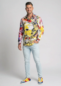 Descubre las camisas de colores para hombre de KRECKELBECK: 100 % algodón