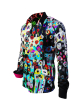 Hemden für Männer POWER FLOWER – GERMENS artfashion – 100 % Baumwolle - Größe XXL