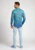 Hemd Herren STALACNITE BLUE – GERMENS artfashion – 100 % Baumwolle - Größe 4XL