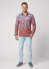 Entdecke bunte Hemden Herren STALACNITE RED - 100 % Baumwolle