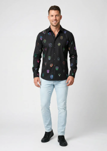 Descubre las coloridas camisas de hombre con botones de DEADHEAD...