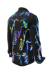 Button down Hemd NEON SAXOPHONE – GERMENS artfashion – 100 % Baumwolle - Größe 4XL