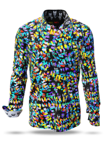 Descubre las camisas de colores para hombre SKULL PARTY - 100 % algodón