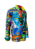 Camisa de hombre SPORTY HUMAN ROBOTS – GERMENS artfashion – 100 % algodón - Talla XL