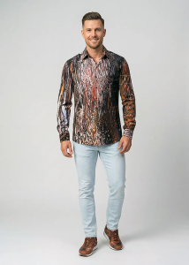 Descubre las camisas de botones para hombre de PETRIFIED FOREST...