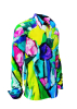 Camisa de manga larga para hombre FIORE ASTRATTA – GERMENS artfashion – 100 % algodón - Talla L