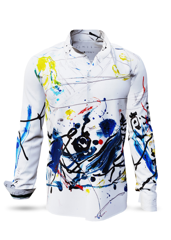 Descubre las camisas de colores para hombre FAMOUS: 100 % algodón